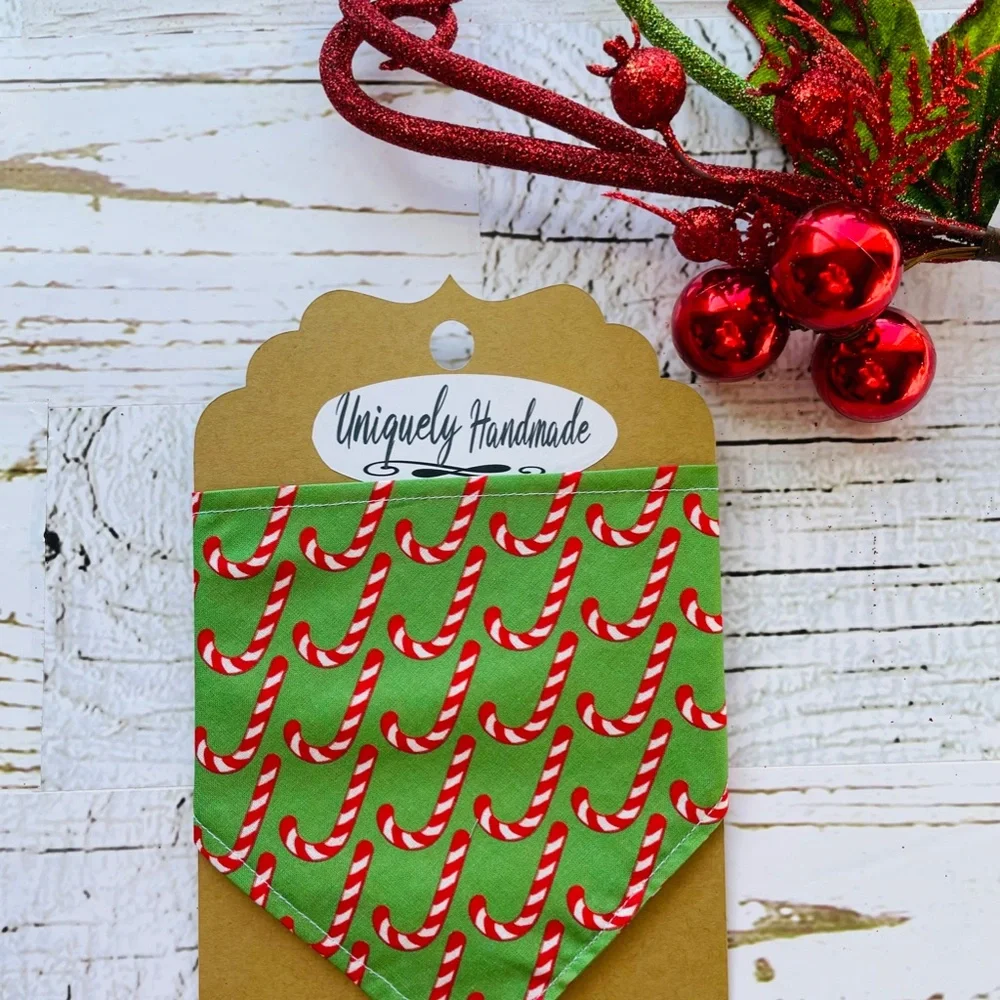 Dog Bandana, Bow ,Christmas Picture ,Matching Set, Photoshoot, Picture Perfect ,